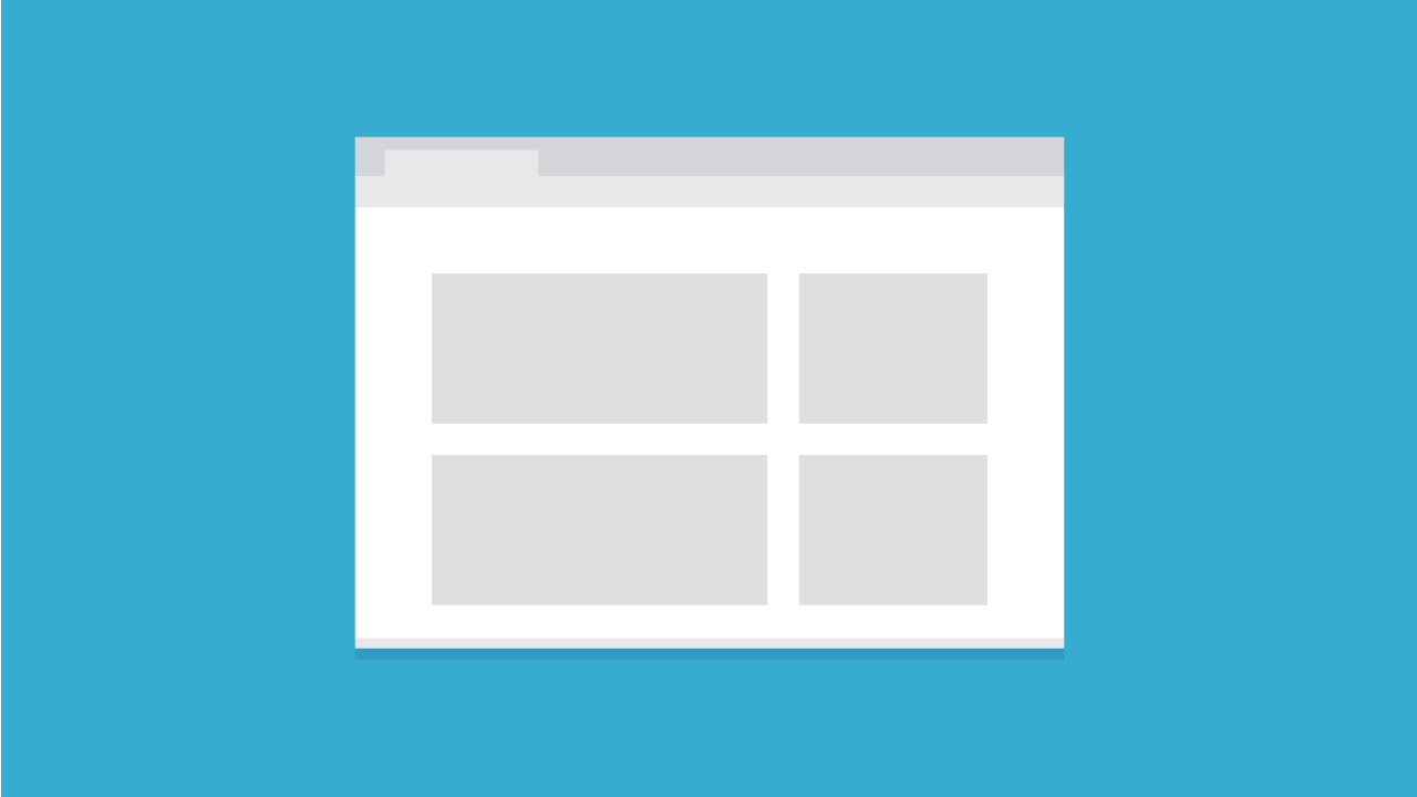 Screenshot of marketing website homepage