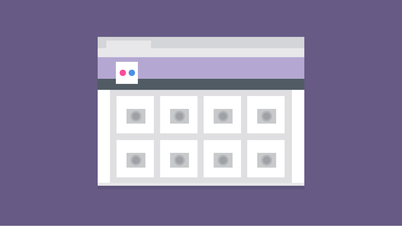 Screenshot of photo gallery interface